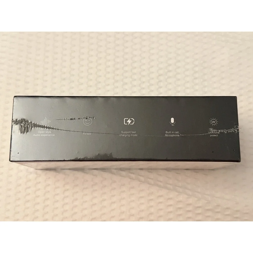 AI Smart Glasses Bluetooth Square Frames Voice Control Hands-Free Calling